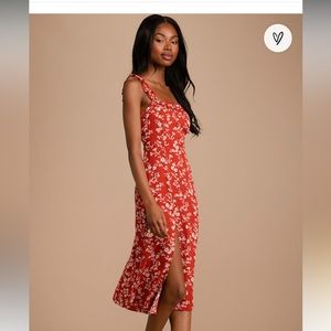 Orange Lulus dress (only worn once) perfect condition